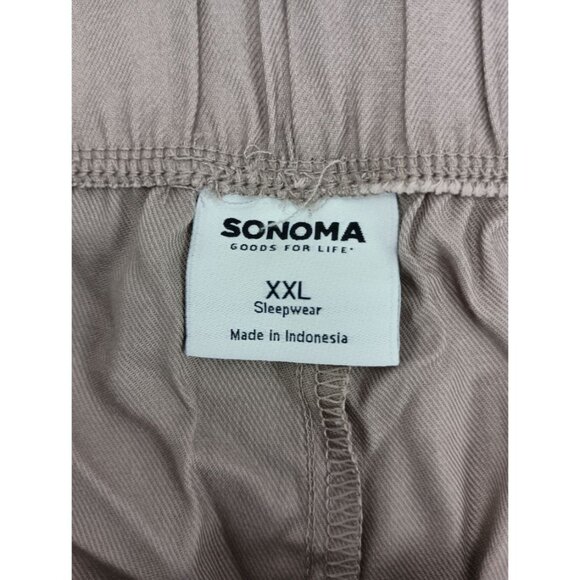 Sonoma Goods for Life Women's Sleepwear Pajama Shorts Basha Brown Sz.XXL - Picture 6 of 6